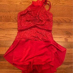 Weissman red dance costume